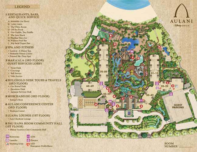aulani-map